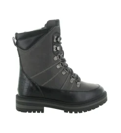 apres ski bottes fourrees - Chaussure neige - femme - Synthétique - Noir - Kimberfeel