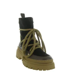apres ski bottes fourrees - Chaussure neige - femme - Nubuck - Marron - Armando