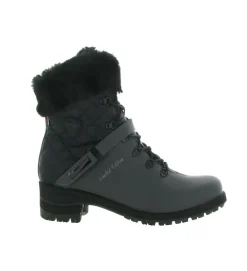 apres ski bottes fourrees - Chaussure neige - femme - Cuir - Anthracite - Rossignol