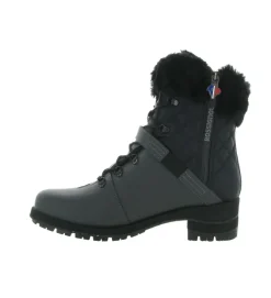 apres ski bottes fourrees - Chaussure neige - femme - Cuir - Anthracite - Rossignol
