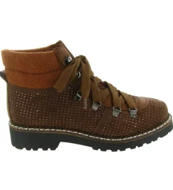 apres ski bottes fourrees - Chaussure neige - femme - Cuir - Camel - Armando