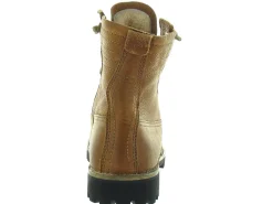 apres ski bottes fourrees - Chaussure neige - femme - Cuir - Chestnut - Black stone
