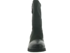 apres ski bottes fourrees - Chaussure neige - femme - Nubuck - Noir - Euroesse