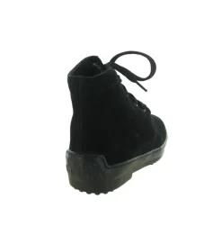 apres ski bottes fourrees - Chaussure neige - femme - Cuir - Noir - La thuile