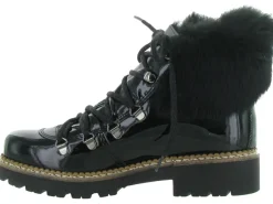 apres ski bottes fourrees - Chaussure neige - femme - Cuir - Noir - Armando