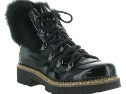 apres ski bottes fourrees - Chaussure neige - femme - Cuir - Noir - Armando