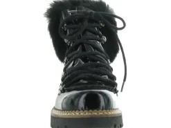 apres ski bottes fourrees - Chaussure neige - femme - Cuir - Noir - Armando