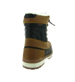 apres ski bottes fourrees - Chaussures neige - homme - Synthétique - Chestnut - Kimberfeel