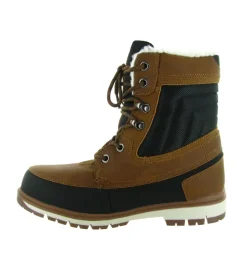 apres ski bottes fourrees - Chaussures neige - homme - Synthétique - Chestnut - Kimberfeel