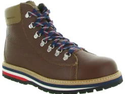 apres ski bottes fourrees - Chaussures neige - homme - Cuir - Marron - Oscar
