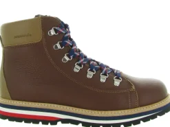 apres ski bottes fourrees - Chaussures neige - homme - Cuir - Marron - Oscar