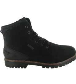 apres ski bottes fourrees - Chaussures neige - homme - Cuir - Noir - Rieker