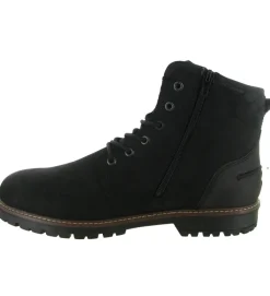 apres ski bottes fourrees - Chaussures neige - homme - Cuir - Noir - Rieker