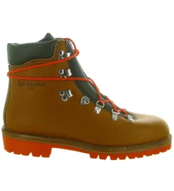 apres ski bottes fourrees - Chaussures neige - homme - Cuir - Jaune - Le soulor