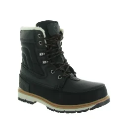 apres ski bottes fourrees - Chaussures neige - homme - Synthétique - Noir - Kimberfeel