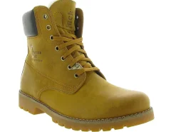 apres ski bottes fourrees - Chaussures neige - homme - Cuir - Jaune - Panama jack
