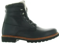 apres ski bottes fourrees - Chaussures neige - homme - Cuir - Noir - Panama jack