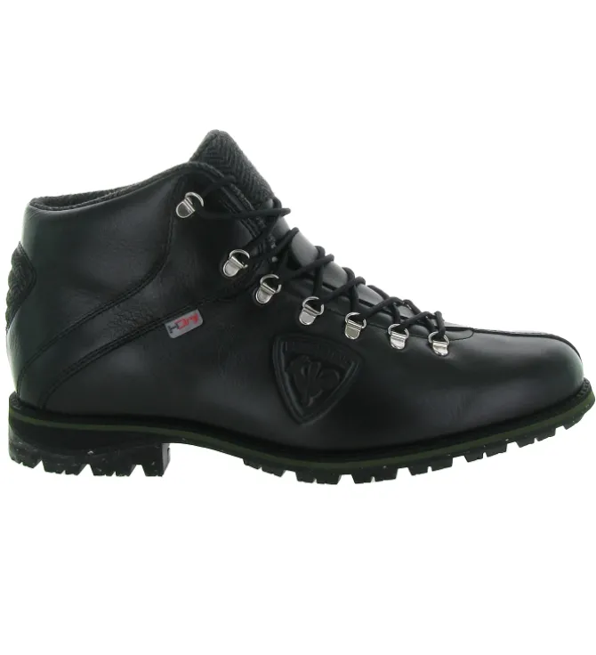 apres ski bottes fourrees - Chaussures neige - homme - Cuir - Noir - Rossignol