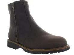 apres ski bottes fourrees - Chaussures neige - homme - Cuir - Marron - La thuile