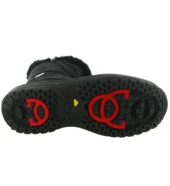 apres ski bottes fourrees - Chaussure neige - femme - Synthétique - Noir - Jacalu