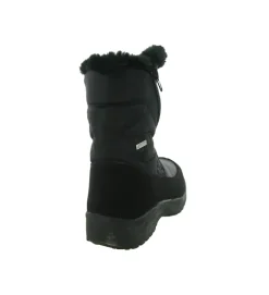 apres ski bottes fourrees - Chaussure neige - femme - Synthétique - Noir - Jacalu