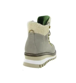 apres ski bottes fourrees - Chaussure neige - femme - Nubuck - Gris - New italia shoes