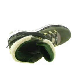 apres ski bottes fourrees - Chaussure neige - femme - Nubuck - Kaki - New italia shoes