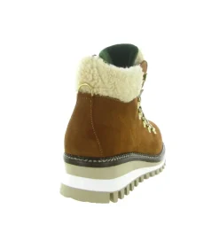 apres ski bottes fourrees - Chaussure neige - femme - Nubuck - Marron - New italia shoes