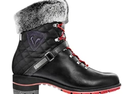 apres ski bottes fourrees - Chaussure neige - femme - Cuir - Noir - Rossignol