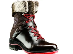 apres ski bottes fourrees - Chaussure neige - femme - Cuir - Marron - Rossignol