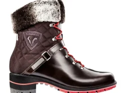 apres ski bottes fourrees - Chaussure neige - femme - Cuir - Marron - Rossignol