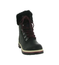 apres ski bottes fourrees - Chaussure neige - femme - Synthétique - Noir - Kimberfeel