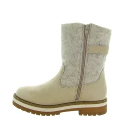 apres ski bottes fourrees - Chaussure neige - femme - Nubuck - Beige - La thuile