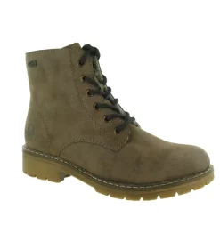 apres ski bottes fourrees - Chaussure neige - femme - Synthétique - Marron - Rieker
