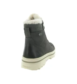 apres ski bottes fourrees - Chaussure neige - femme - Cuir - Gris - Remonte