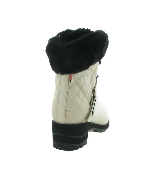 apres ski bottes fourrees - Chaussure neige - femme - Cuir - Beige - Rossignol