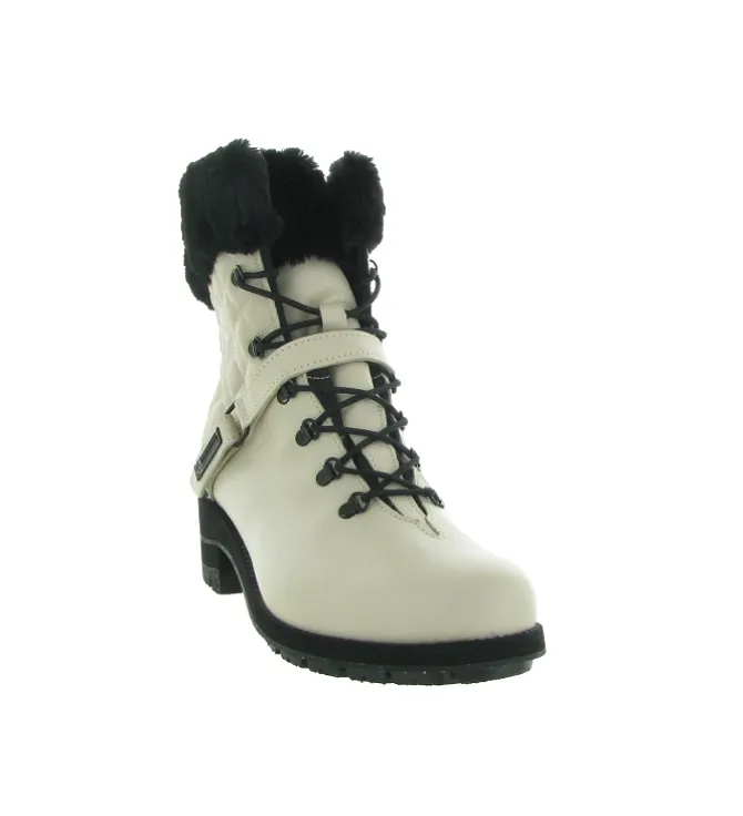 apres ski bottes fourrees - Chaussure neige - femme - Cuir - Beige - Rossignol
