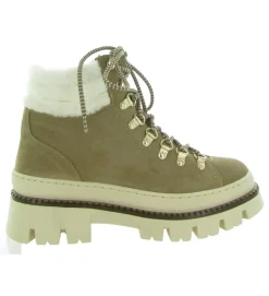 apres ski bottes fourrees - Chaussure neige - femme - Cuir - Camel - Armando