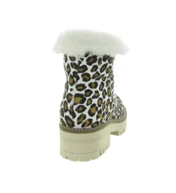 apres ski bottes fourrees - Chaussure neige - femme - Cuir - Léopard - Armando