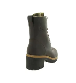 apres ski bottes fourrees - Chaussure neige - femme - Cuir - Marron - Panama jack