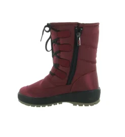 apres ski bottes fourrees - Chaussure neige - femme - Synthétique - Bordeaux - Olang