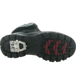 apres ski bottes fourrees - - femme - Cuir - Noir - Hooper