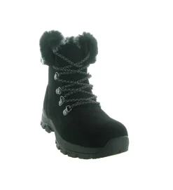 apres ski bottes fourrees - - femme - Cuir - Noir - Hooper