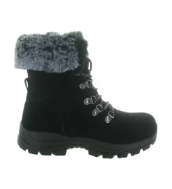apres ski bottes fourrees - - femme - Cuir - Noir - Hooper