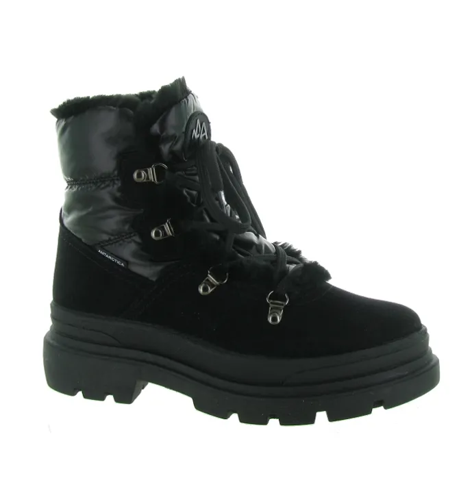 apres ski bottes fourrees - - femme - Synthétique - Noir - Antartica