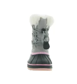 apres ski bottes fourrees - - junior fille - Synthétique - Gris - Kimberfeel