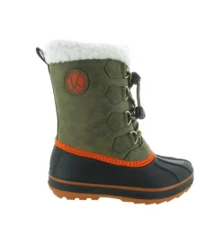 apres ski bottes fourrees - - junior garcon - Synthétique - Vert - Kimberfeel