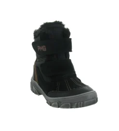 apres ski bottes fourrees - - junior garcon - Nubuck - Noir - Primigi