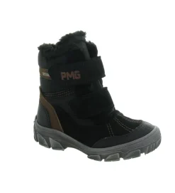 apres ski bottes fourrees - - junior garcon - Nubuck - Noir - Primigi
