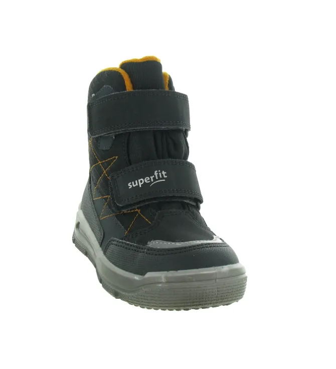 apres ski bottes fourrees - - junior garcon - Nylon - Bleu Marine - Superfit